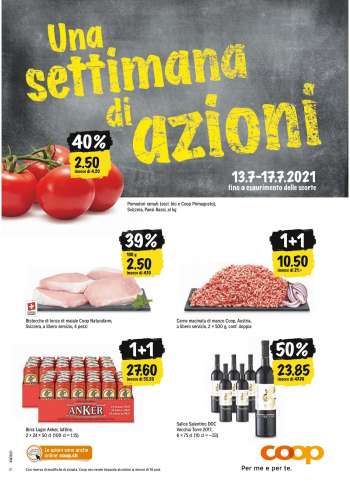 Prospekte Coop - 13.7.2021 - 17.7.2021.