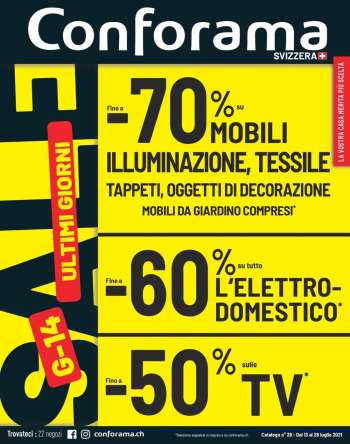 Catalogue Conforama - 13.7.2021 - 26.7.2021.