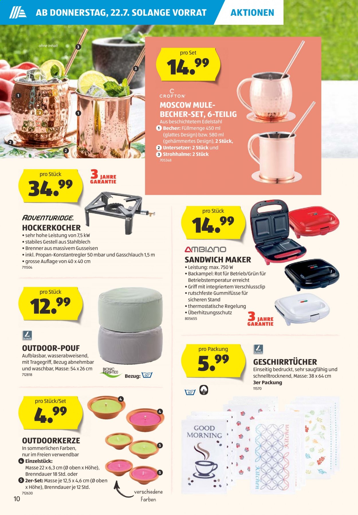 Volantino Aldi - 22.7.2021 - 28.7.2021. Pagina 10