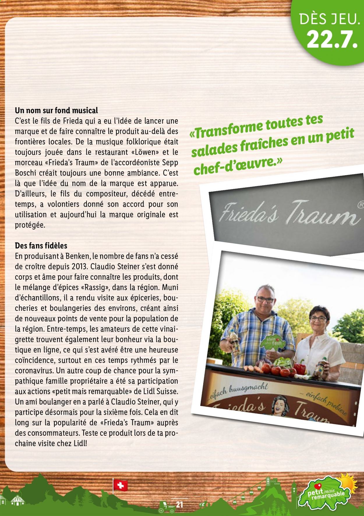 Prospekt Lidl - 22.7.2021 - 31.7.2021. Seite 21
