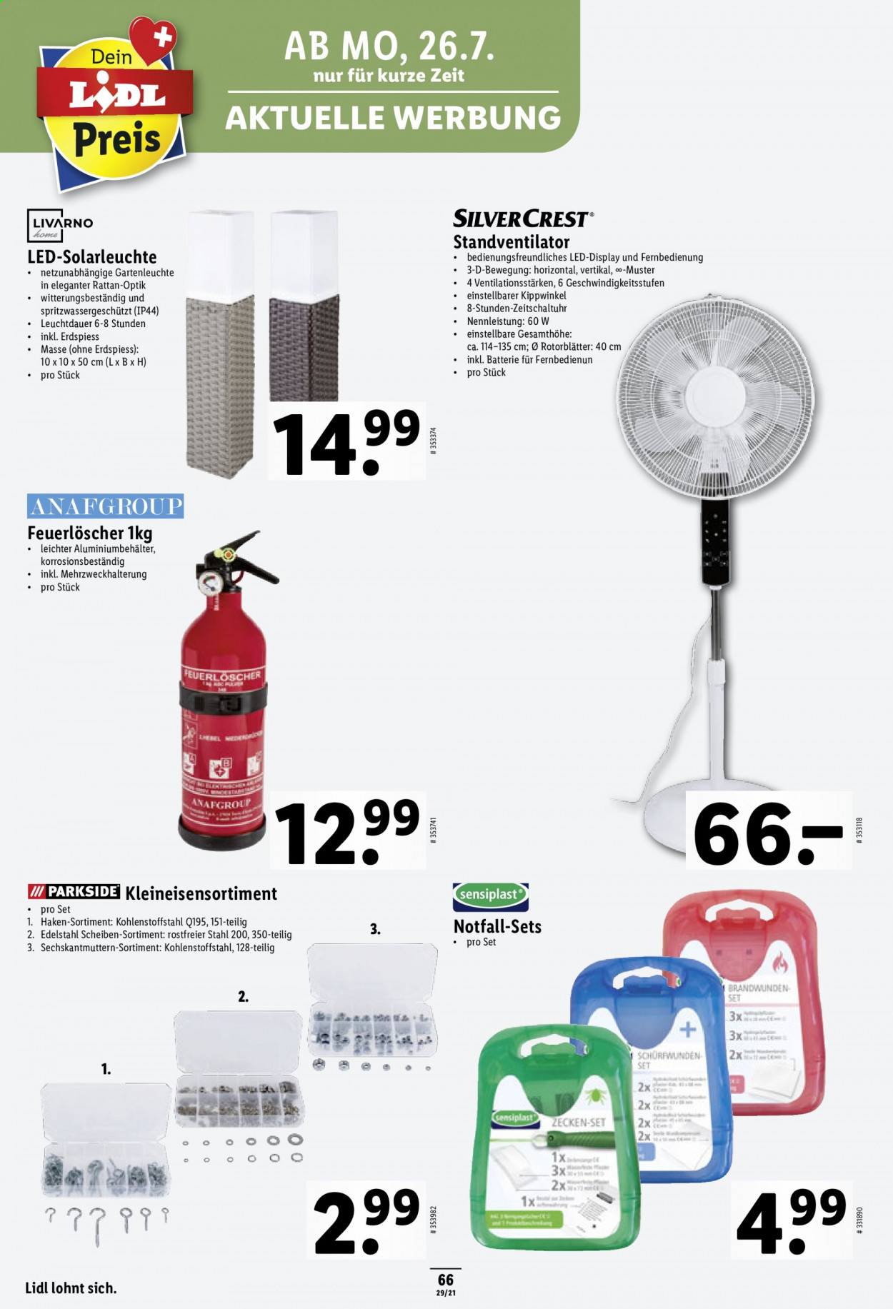 Prospekt Lidl - 22.7.2021 - 28.7.2021. Seite 66