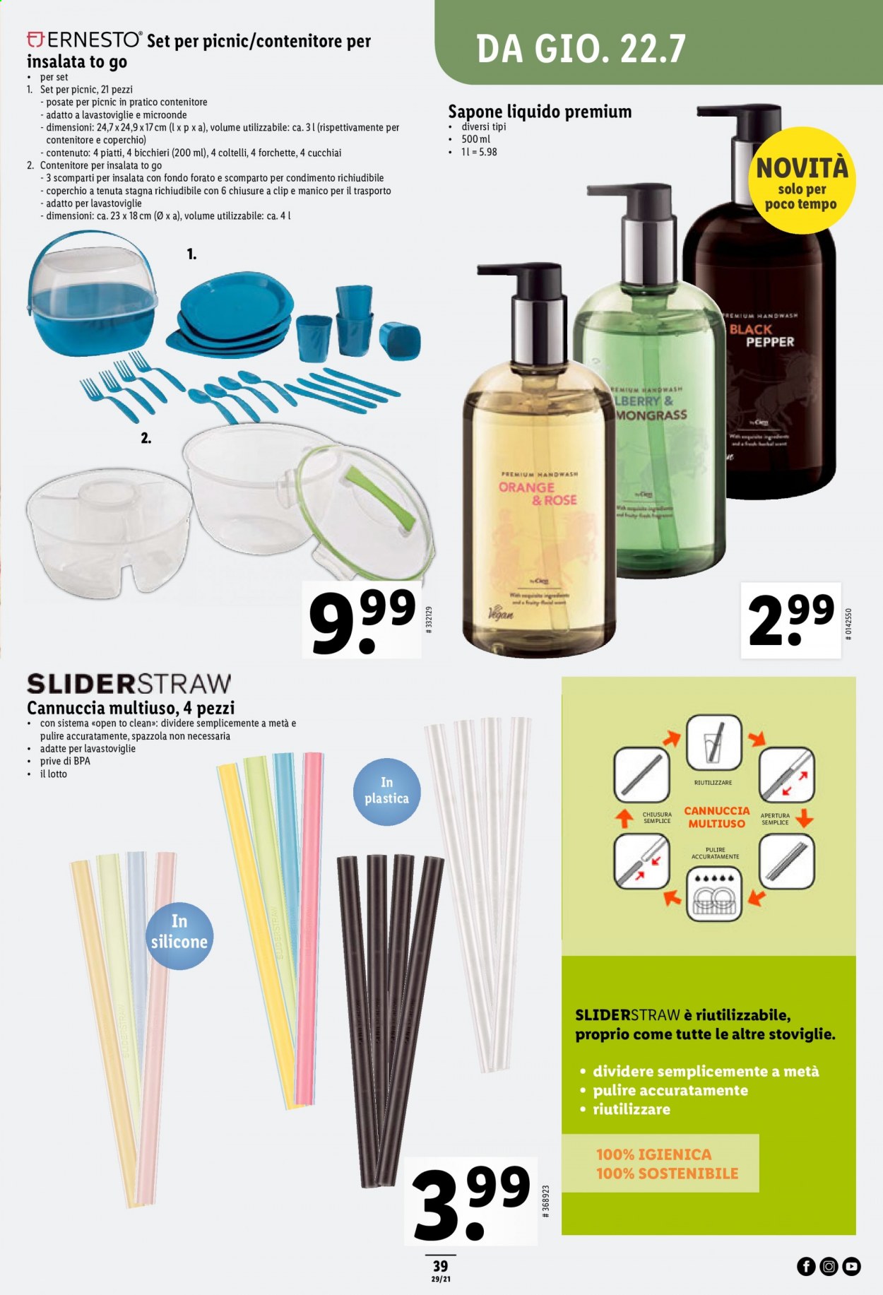 Prospekt Lidl - 22.7.2021 - 28.7.2021. Seite 39
