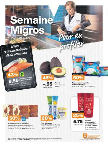 Prospekte Migros - 20.7.2021 - 26.7.2021.