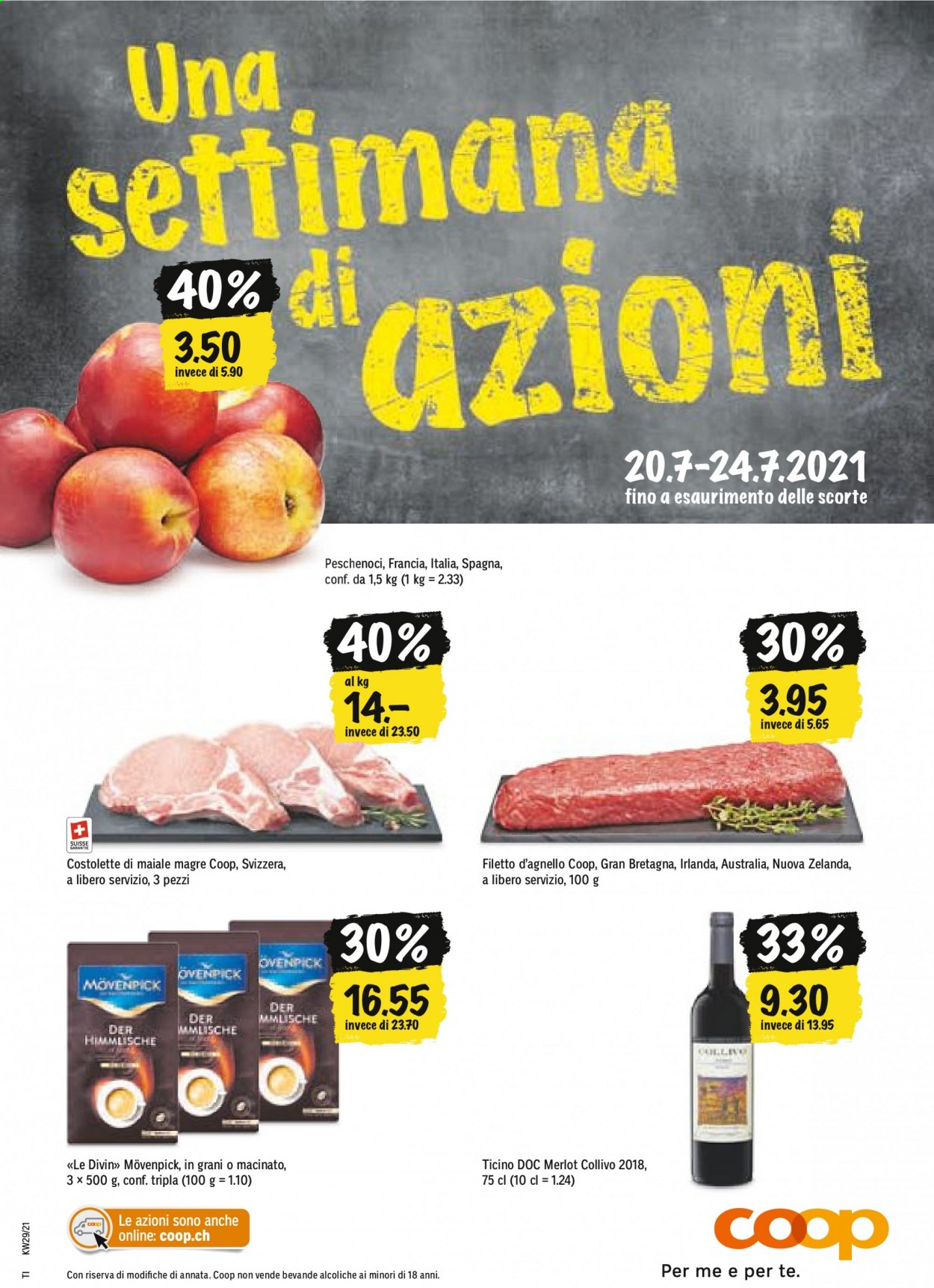 Volantino Coop - 20.7.2021 - 24.7.2021. Pagina 1
