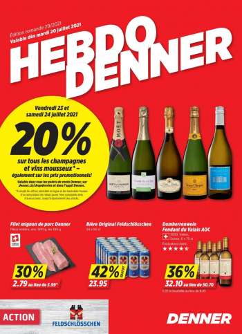 Catalogue Denner - 20.7.2021 - 26.7.2021.