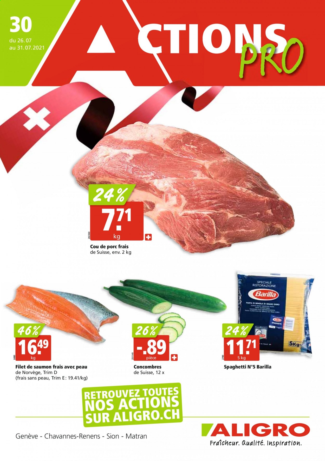 Prospekt ALIGRO - 26.7.2021 - 31.7.2021. Seite 1