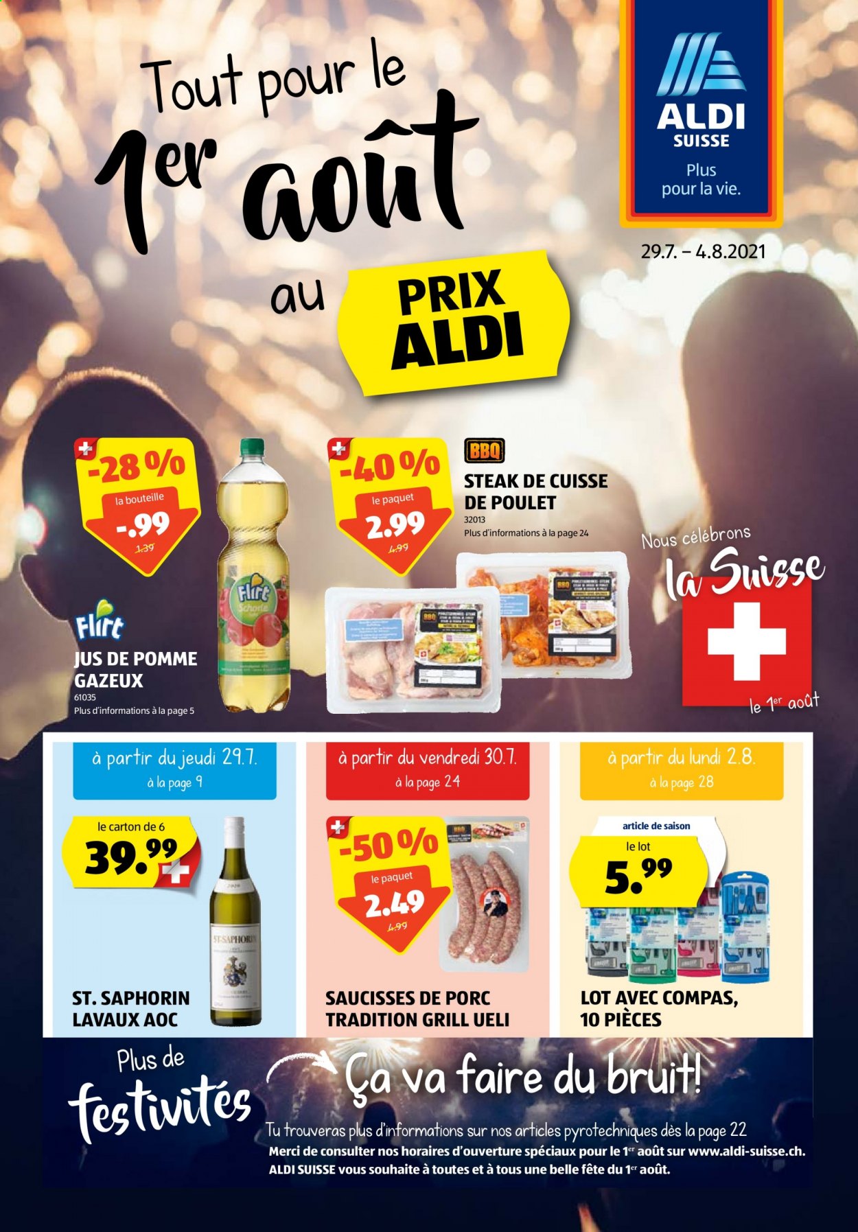 Prospekt Aldi - 29.7.2021 - 4.8.2021. Seite 1