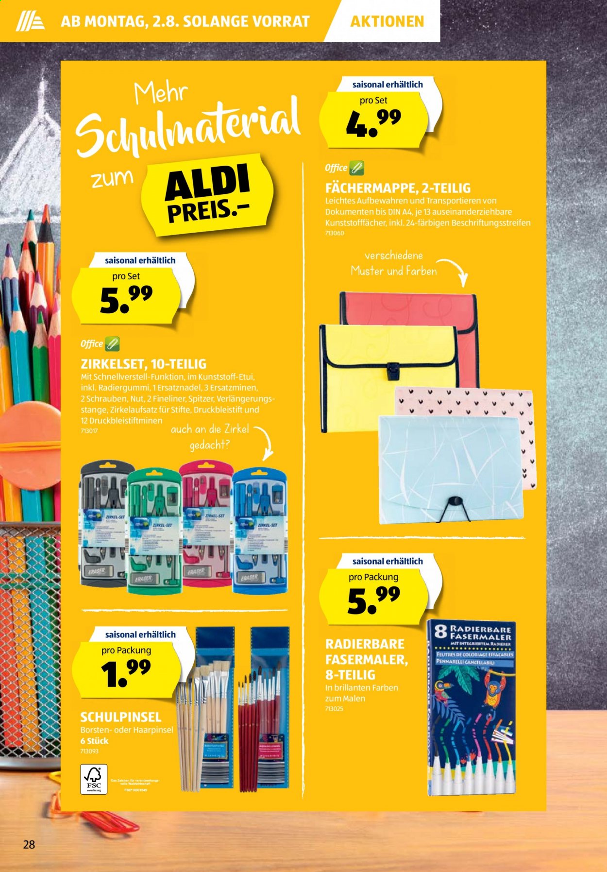 Volantino Aldi - 29.7.2021 - 4.8.2021. Pagina 28