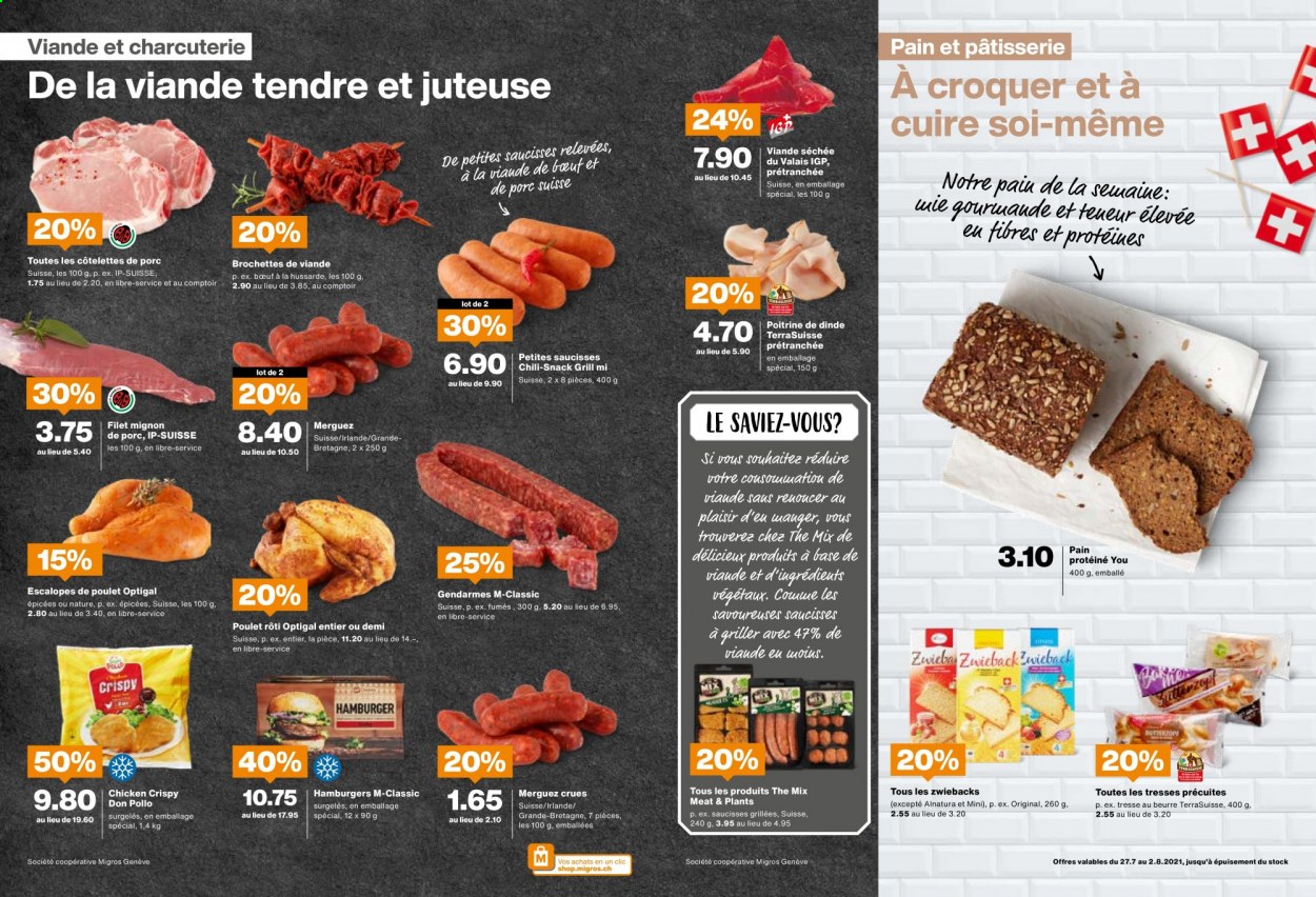 Volantino Migros - 27.7.2021 - 2.8.2021. Pagina 3