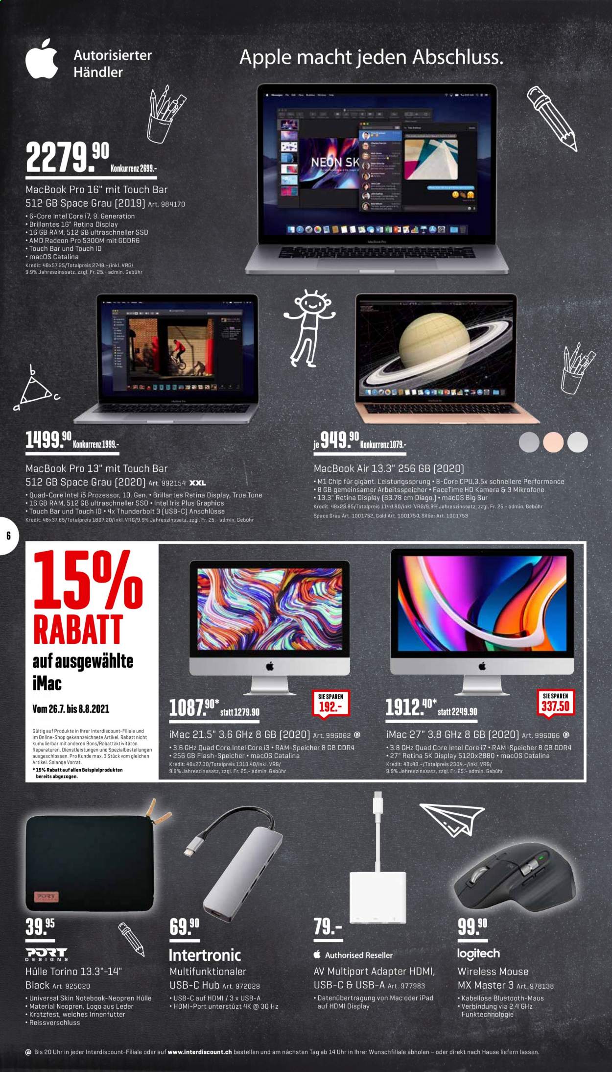 Volantino Interdiscount - 26.7.2021 - 8.8.2021. Pagina 6