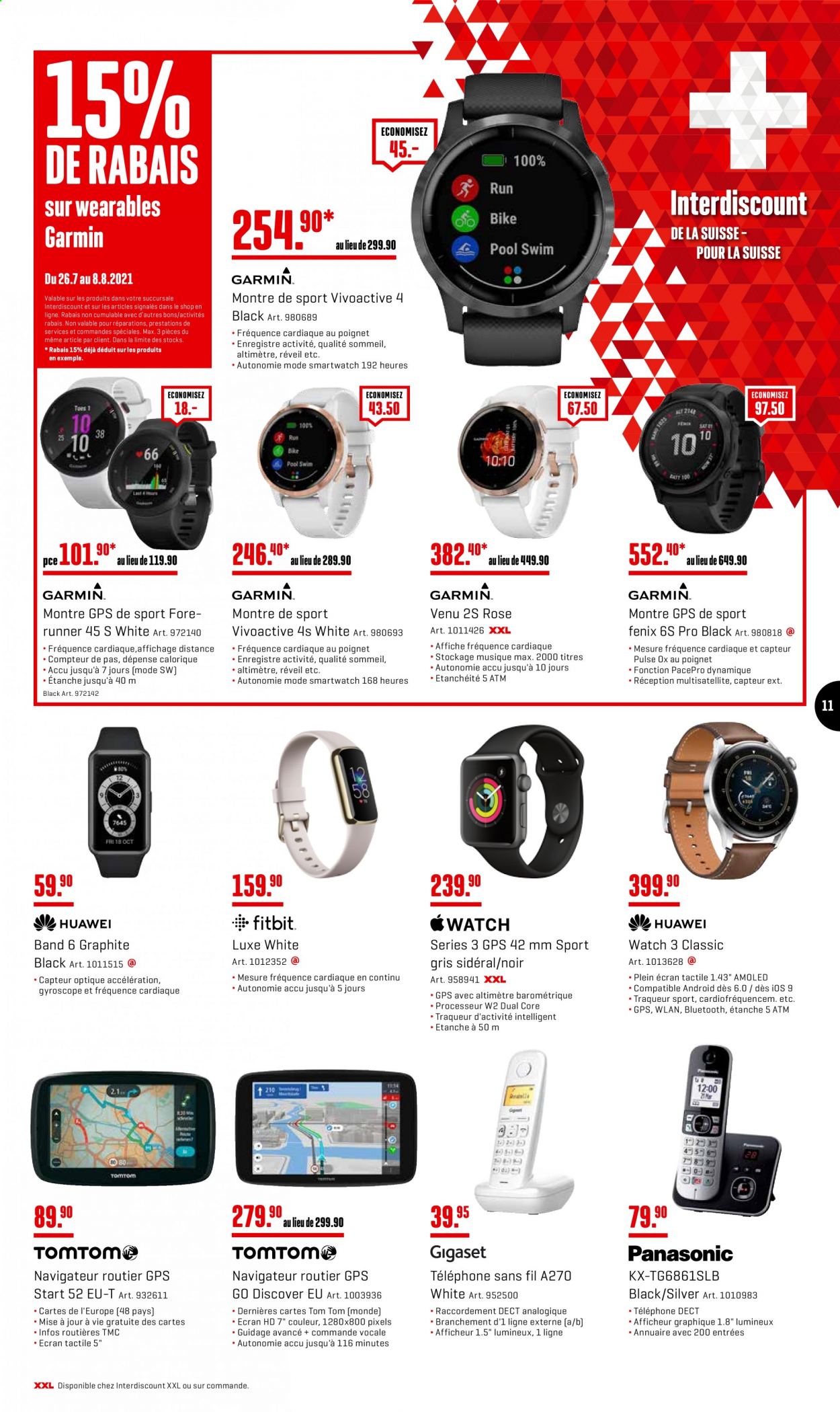 Catalogue Interdiscount - 26.7.2021 - 8.8.2021. Page 11