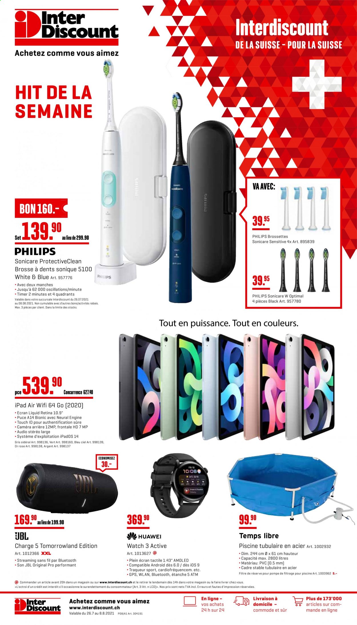 Catalogue Interdiscount - 26.7.2021 - 8.8.2021. Page 16
