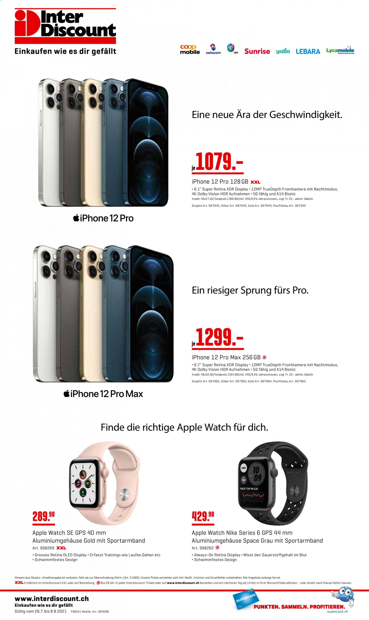 Prospekt Interdiscount - 26.7.2021 - 8.8.2021. Seite 8
