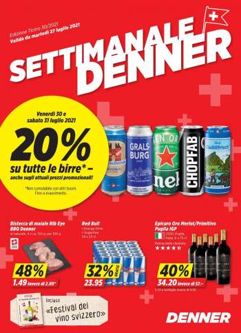 Prospekte Denner - 27.7.2021 - 2.8.2021.