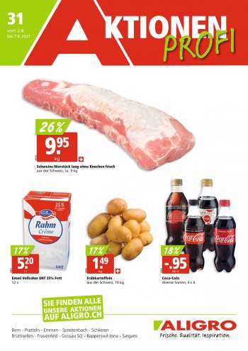 Prospekte ALIGRO - 2.8.2021 - 7.8.2021.