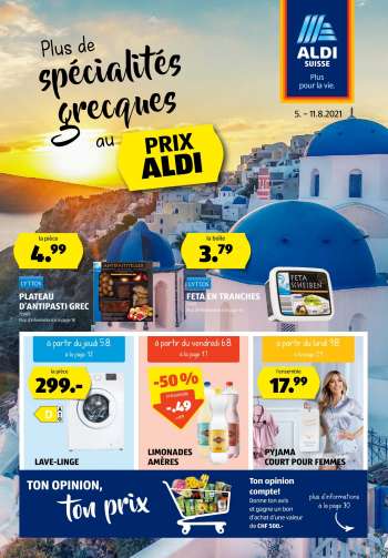 Prospekte Aldi - 5.8.2021 - 11.8.2021.