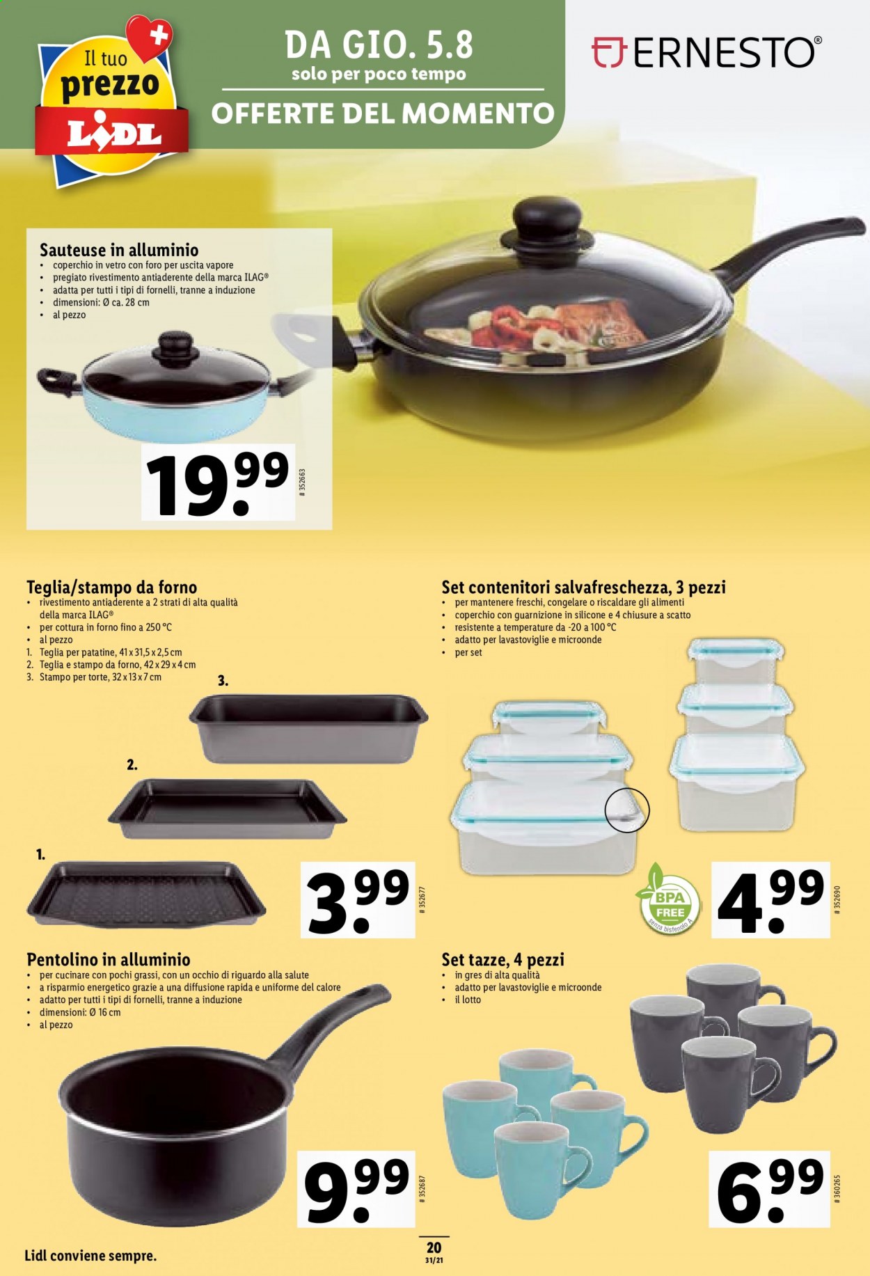 Volantino Lidl - 5.8.2021 - 11.8.2021. Pagina 20