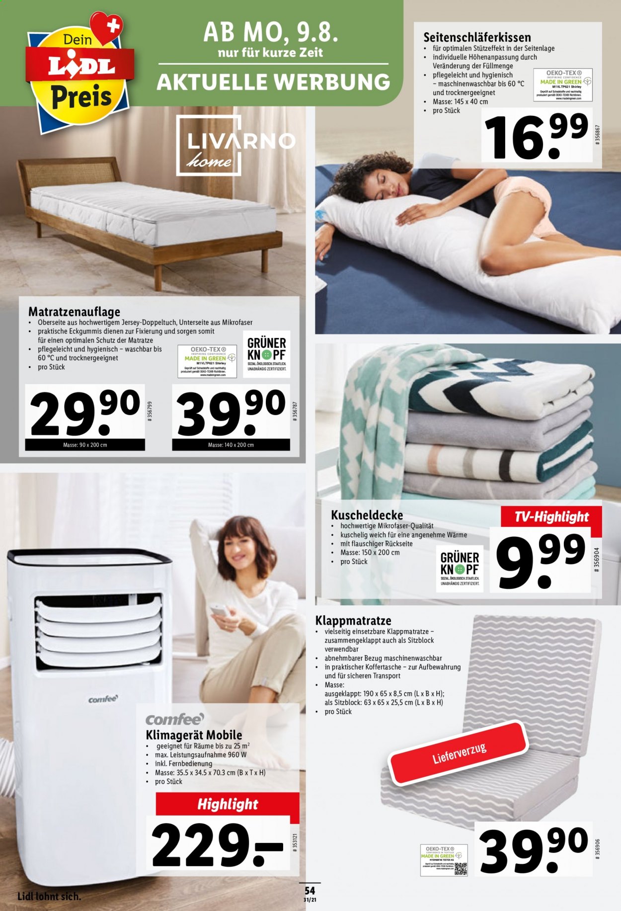 Volantino Lidl - 5.8.2021 - 11.8.2021. Pagina 54