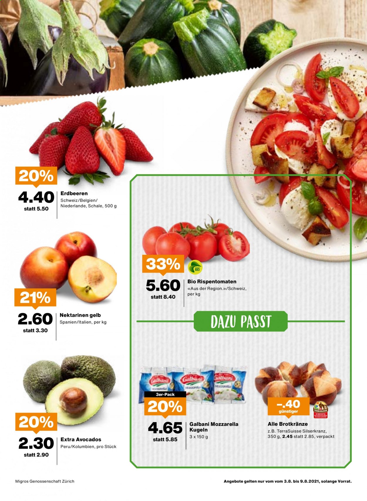 Prospekt Migros - 3.8.2021 - 9.8.2021. Seite 3