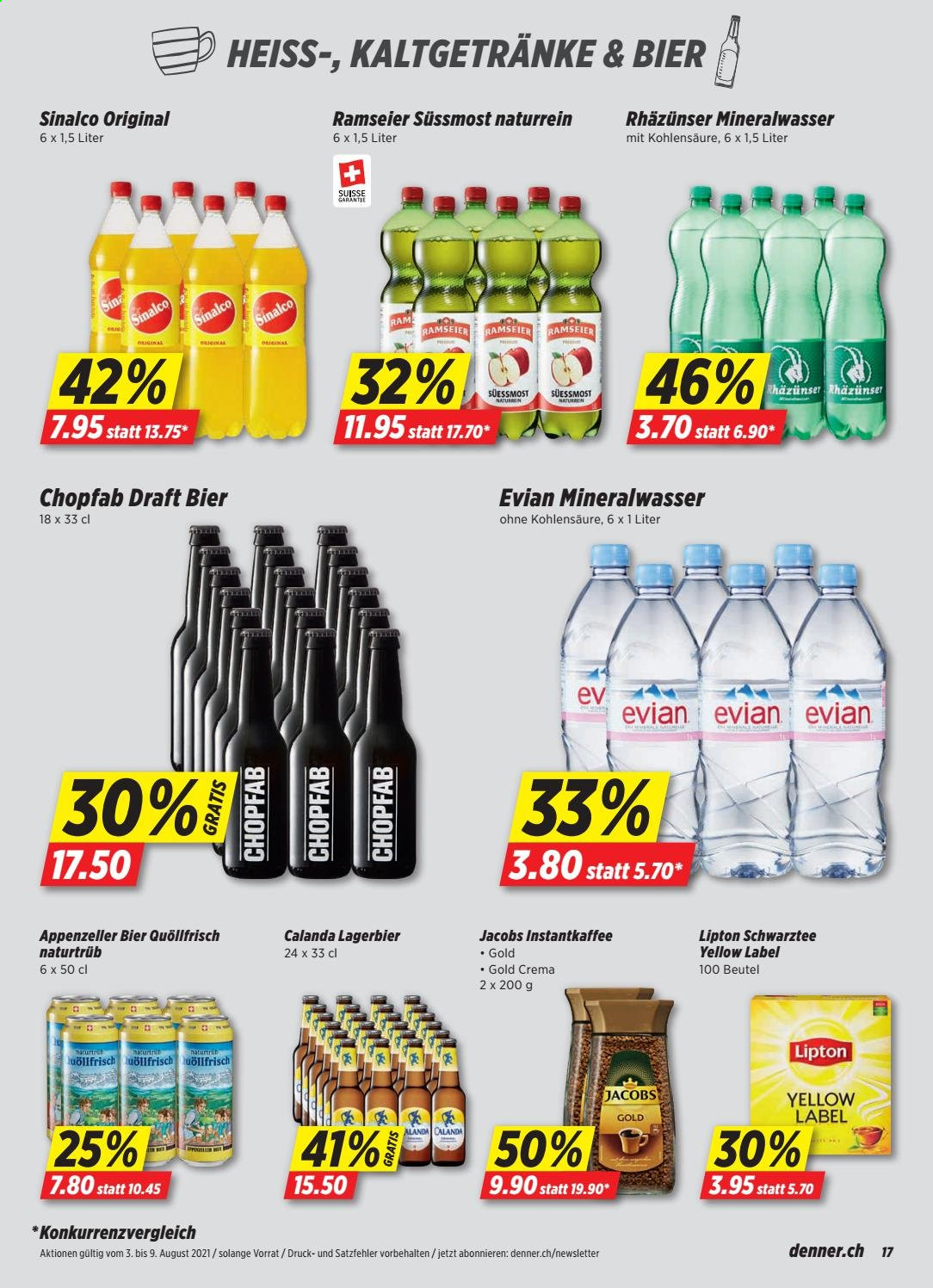 Catalogue Denner - 3.8.2021 - 9.8.2021. Page 17