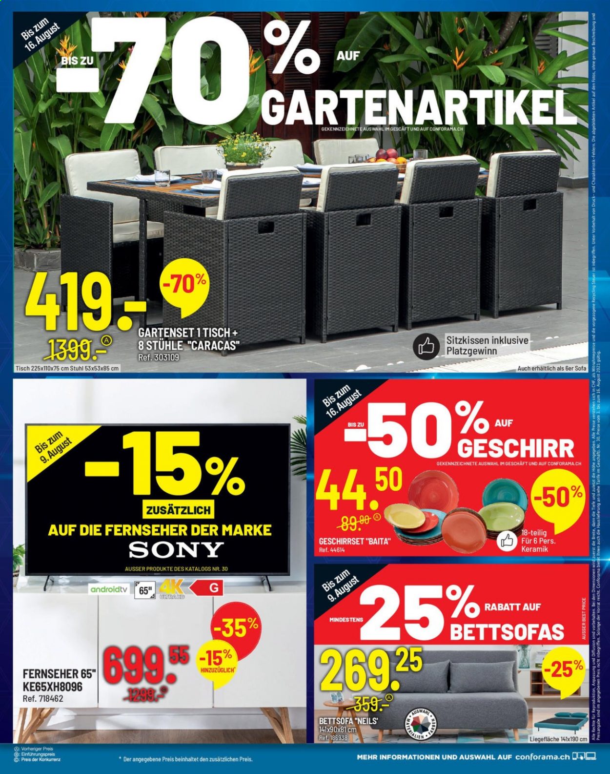 Volantino Conforama - 3.8.2021 - 16.8.2021. Pagina 12