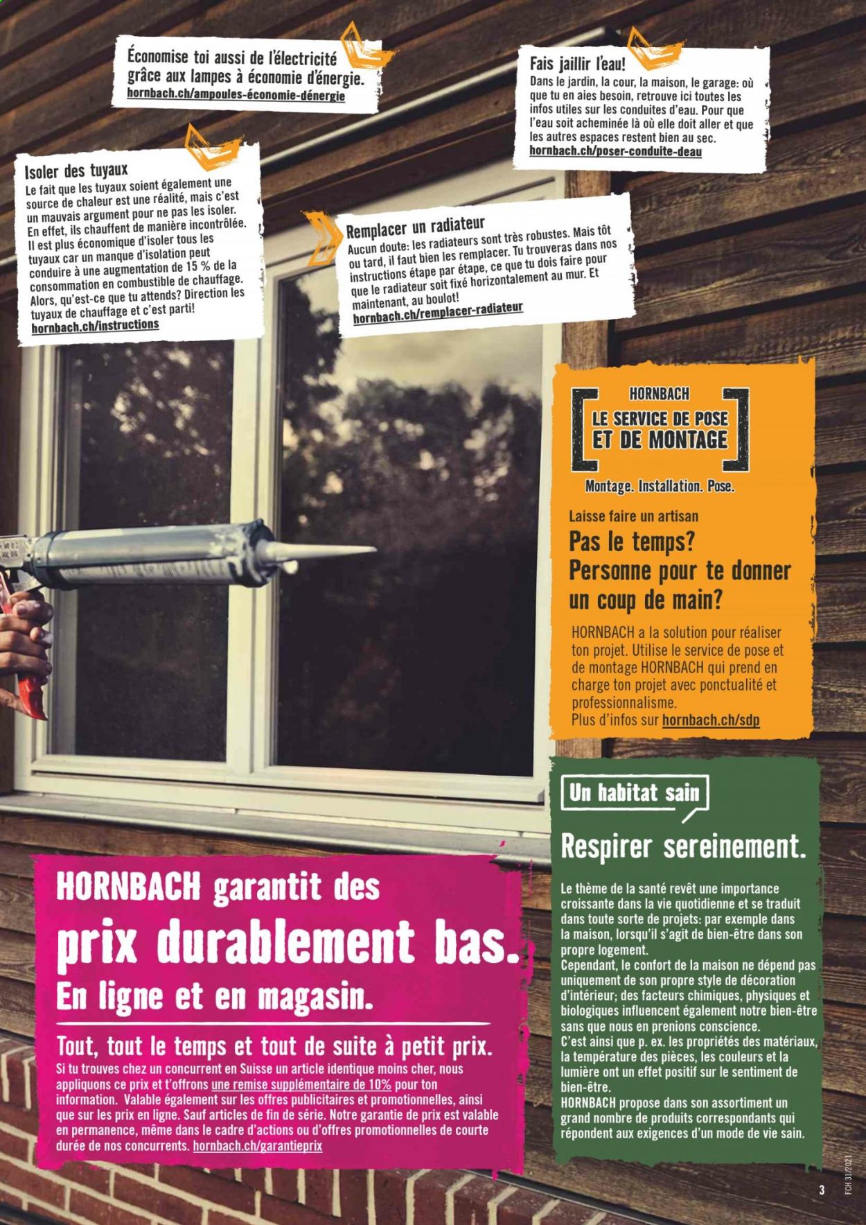Volantino Hornbach - 3.8.2021 - 2.9.2021. Pagina 3