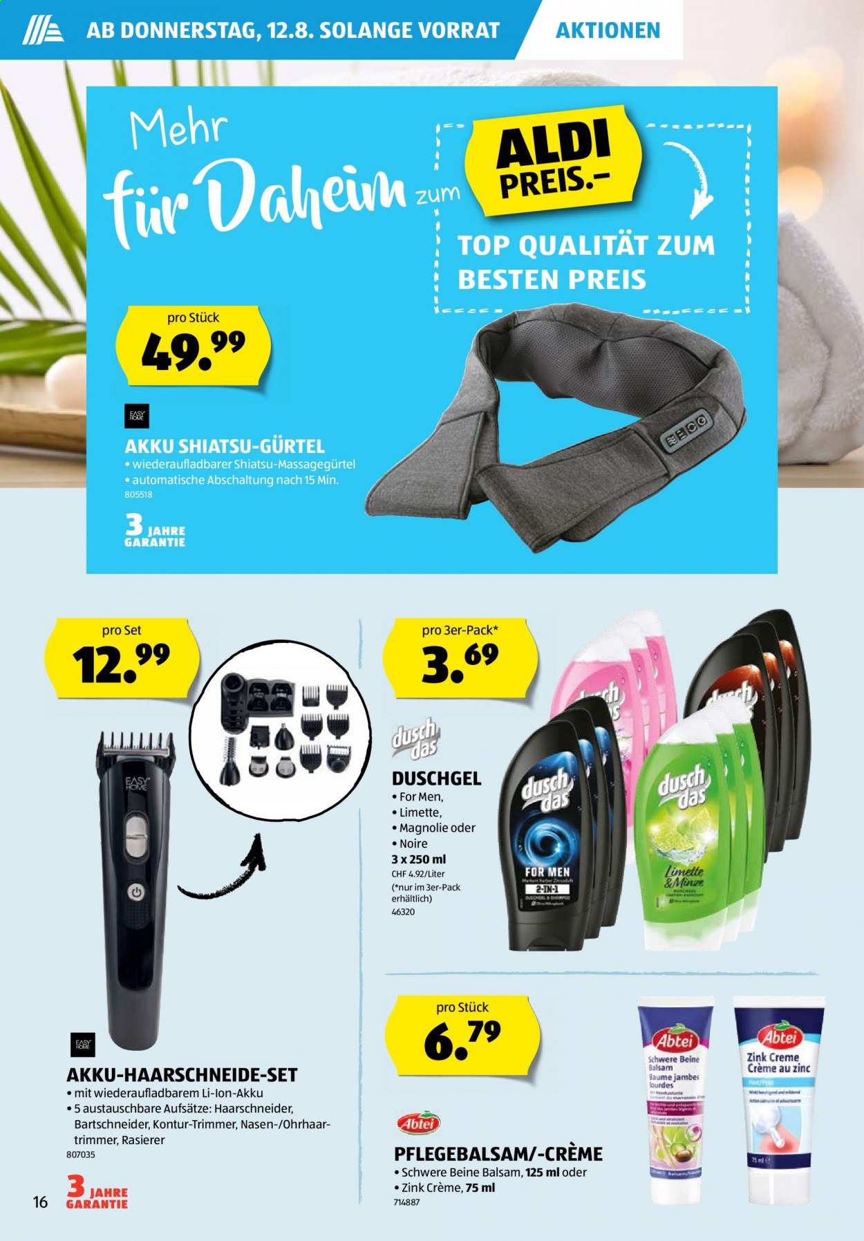Volantino Aldi - 12.8.2021 - 18.8.2021. Pagina 16