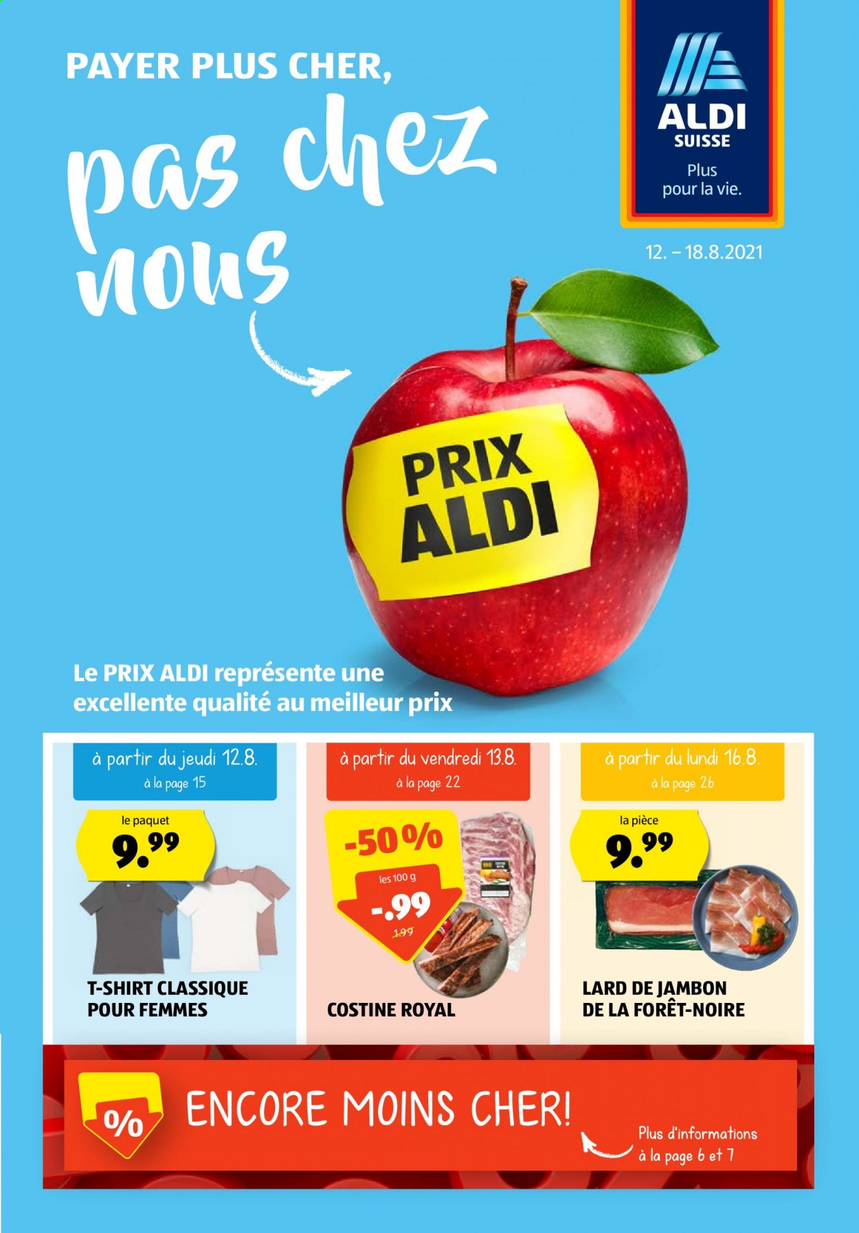 Volantino Aldi - 12.8.2021 - 18.8.2021. Pagina 1