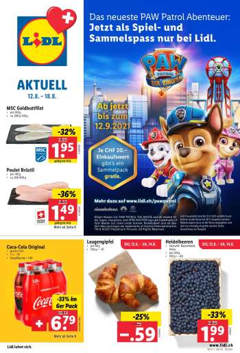 Volantino Lidl - 12.8.2021 - 18.8.2021.