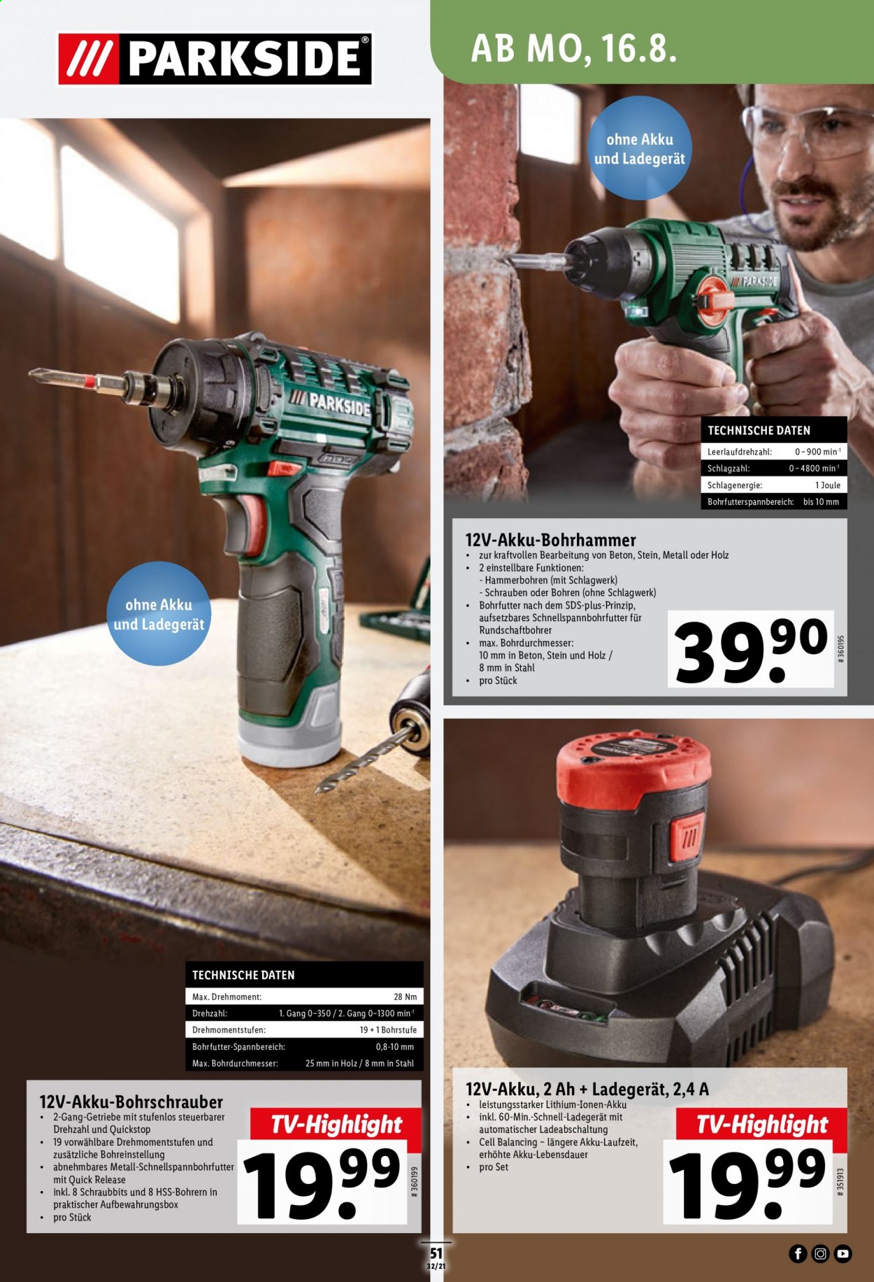 Volantino Lidl - 12.8.2021 - 18.8.2021. Pagina 51