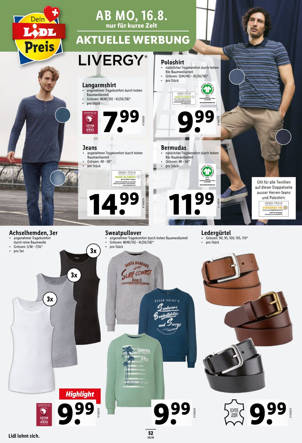 Volantino Lidl - 12.8.2021 - 18.8.2021. Pagina 52