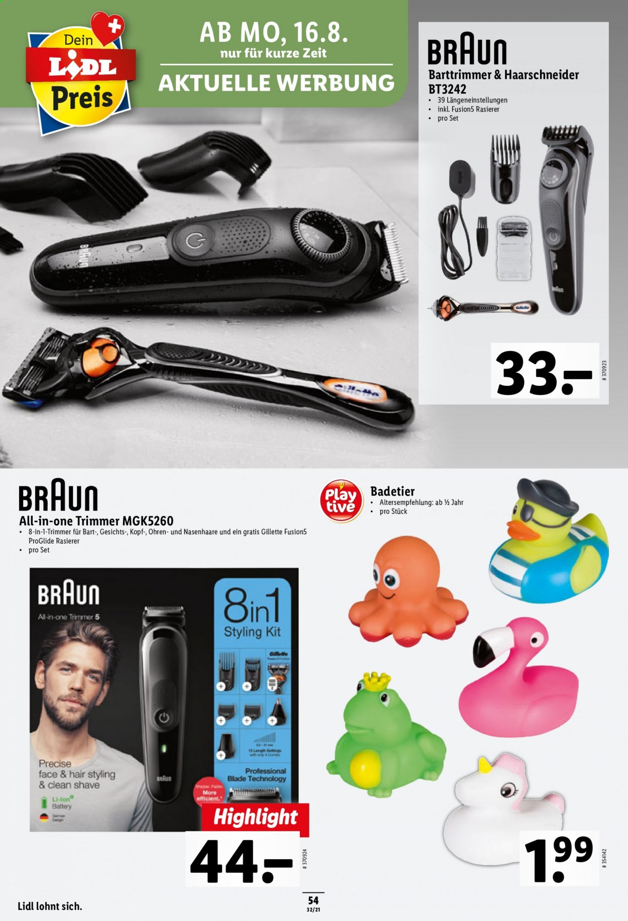 Volantino Lidl - 12.8.2021 - 18.8.2021. Pagina 54