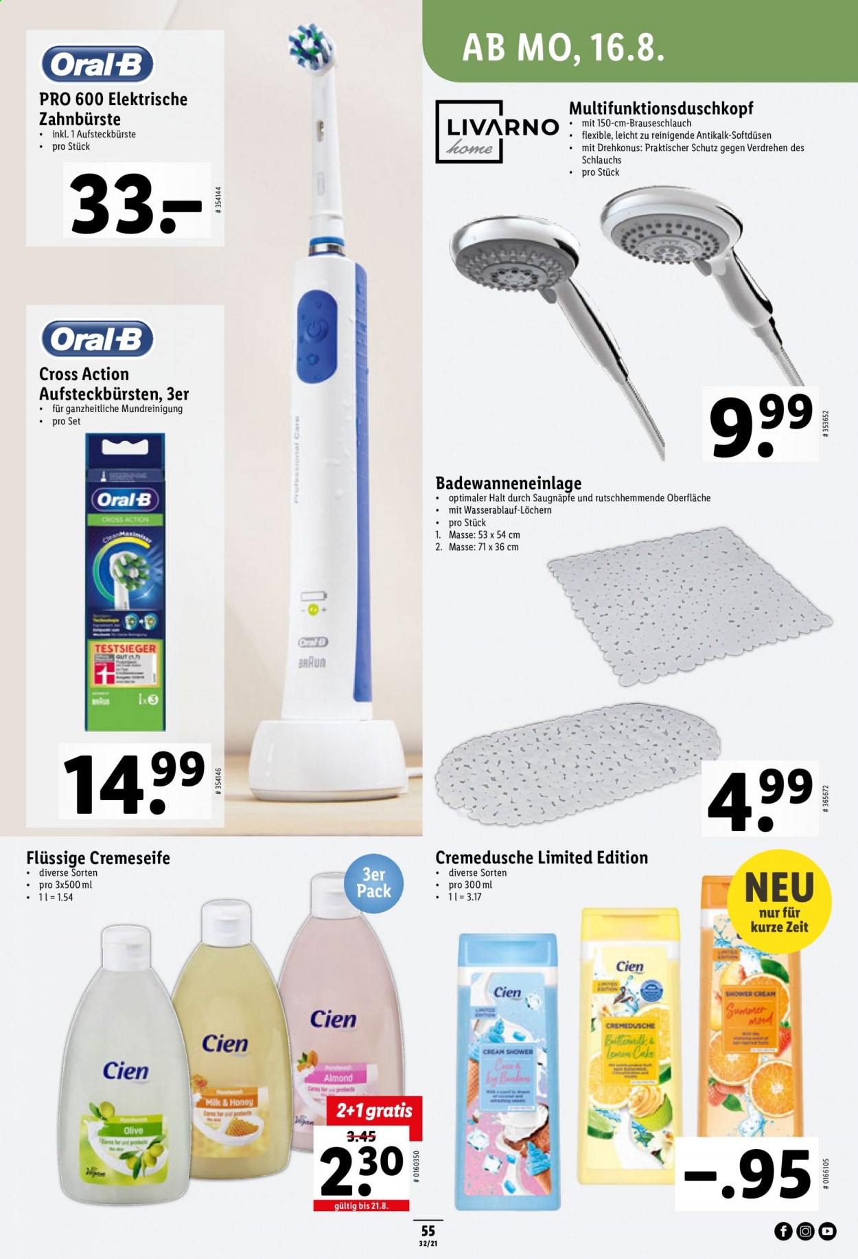 Volantino Lidl - 12.8.2021 - 18.8.2021. Pagina 55