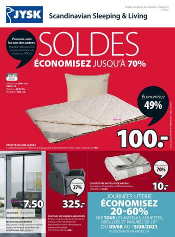 Catalogue JYSK - 9.8.2021 - 22.8.2021.