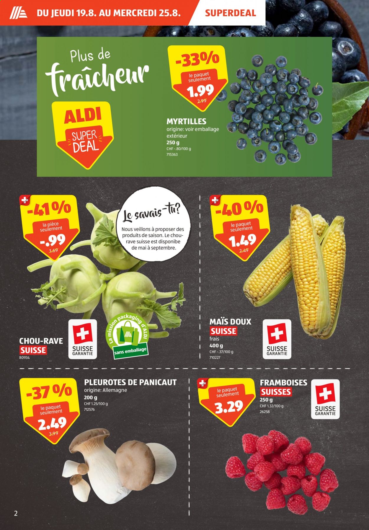 Catalogue Aldi - 19.8.2021 - 25.8.2021. Page 2