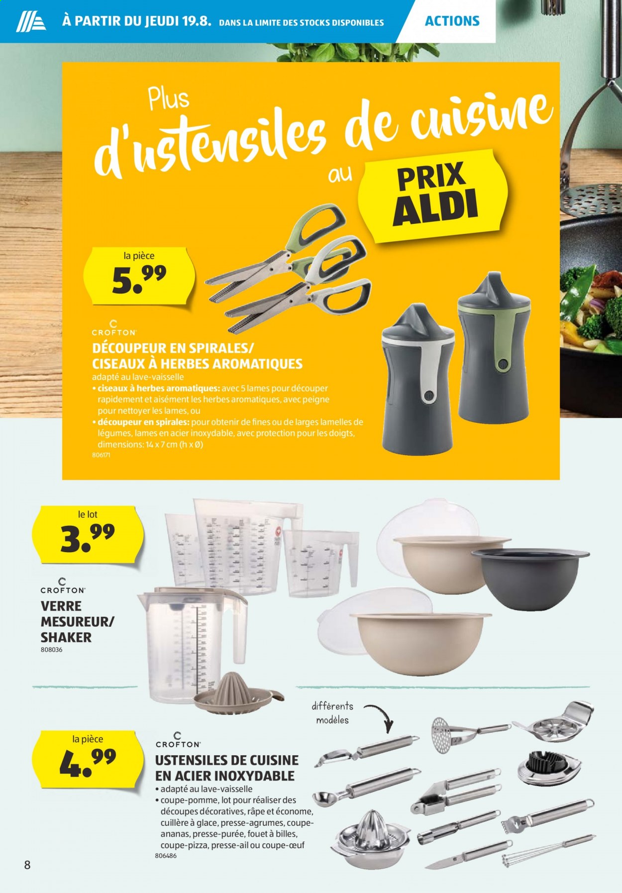 Catalogue Aldi - 19.8.2021 - 25.8.2021. Page 8