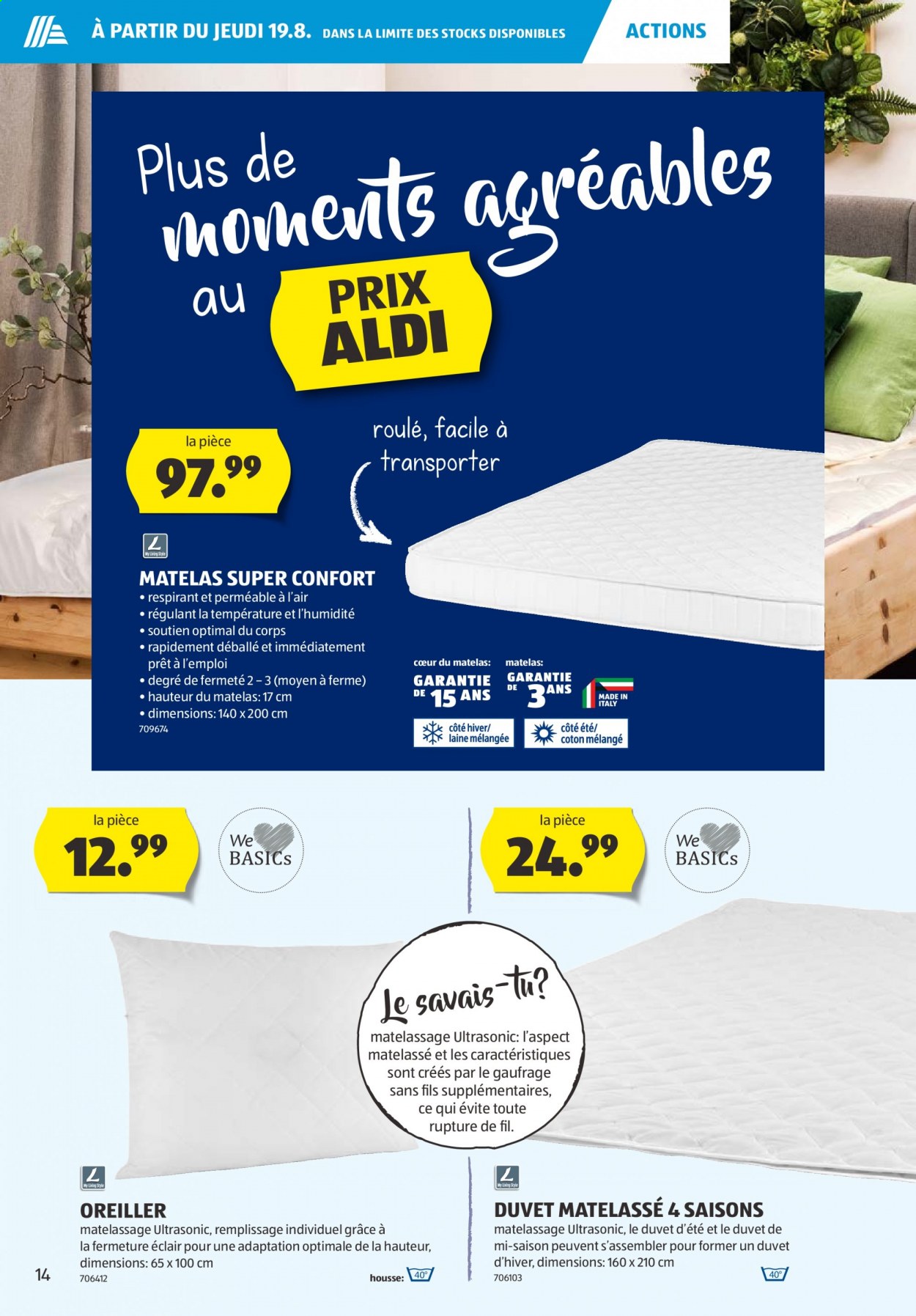 Catalogue Aldi - 19.8.2021 - 25.8.2021. Page 14