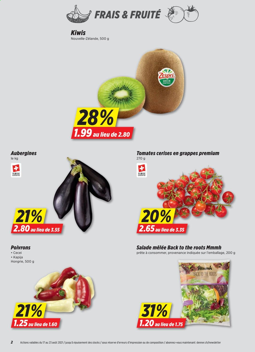 Volantino Denner - 17.8.2021 - 23.8.2021. Pagina 2