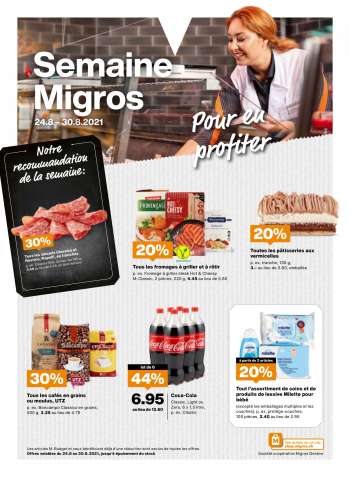 Prospekte Migros - 24.8.2021 - 30.8.2021.