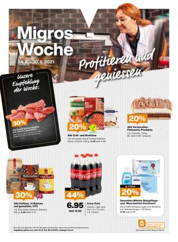 Catalogue Migros - 24.8.2021 - 30.8.2021.