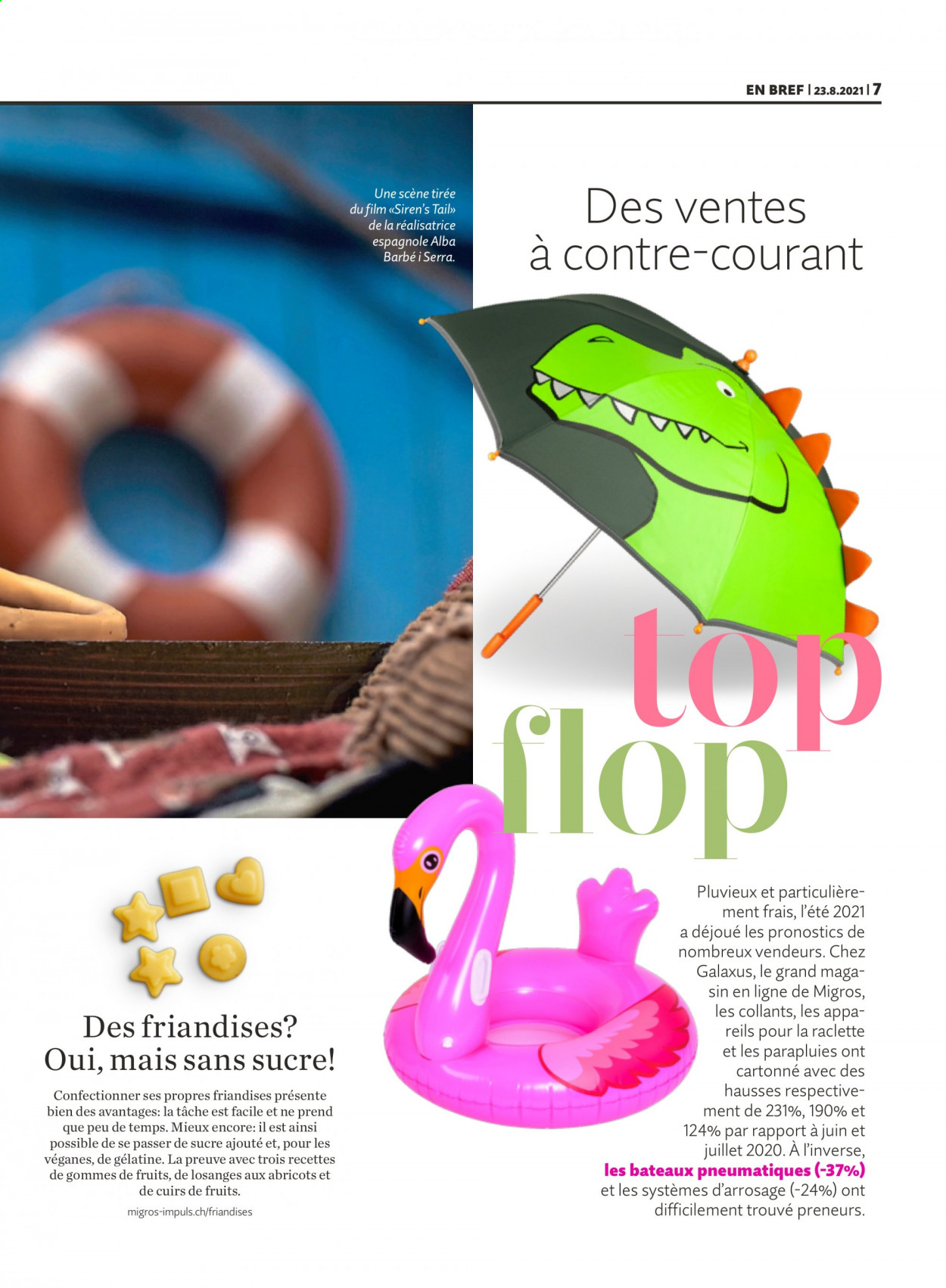 Catalogue Migros - 23.8.2021 - 29.8.2021. Page 7