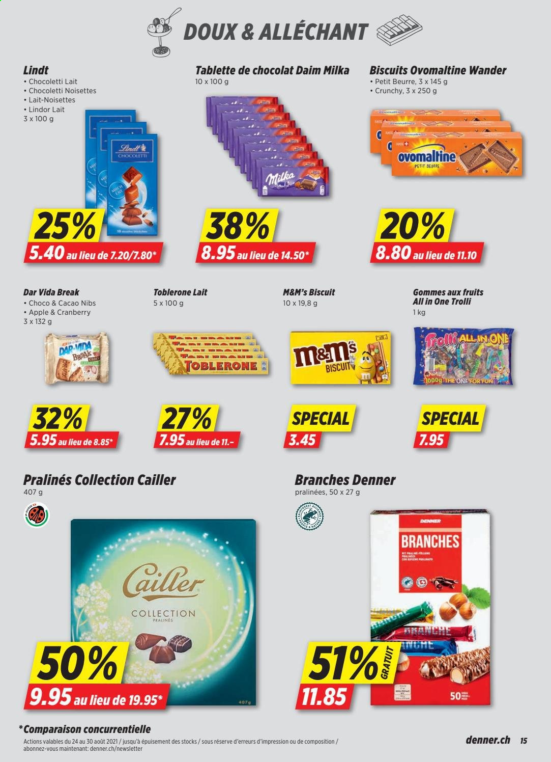 Catalogue Denner - 24.8.2021 - 30.8.2021. Page 15