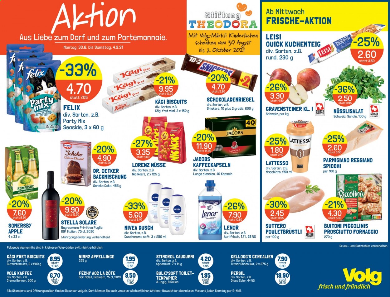Volantino Volg - 30.8.2021 - 4.9.2021. Pagina 1