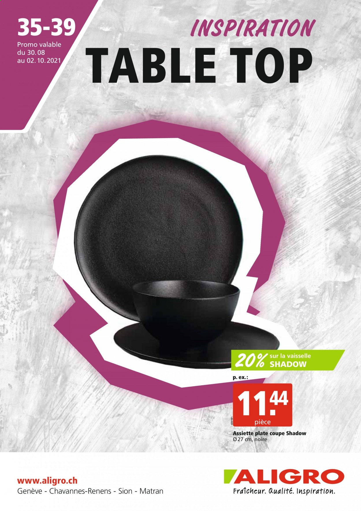 Catalogue ALIGRO - 30.8.2021 - 2.10.2021. Page 1