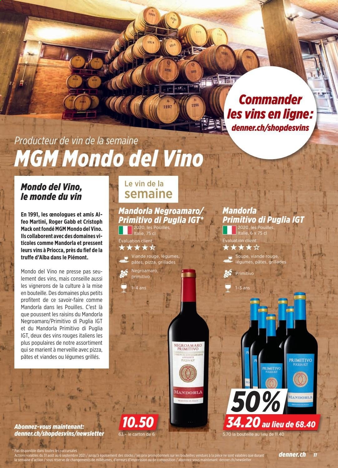 Catalogue Denner - 31.8.2021 - 6.9.2021. Page 11