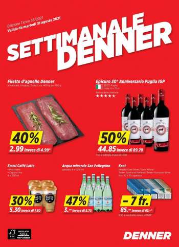 Volantino Denner - 31.8.2021 - 6.9.2021.