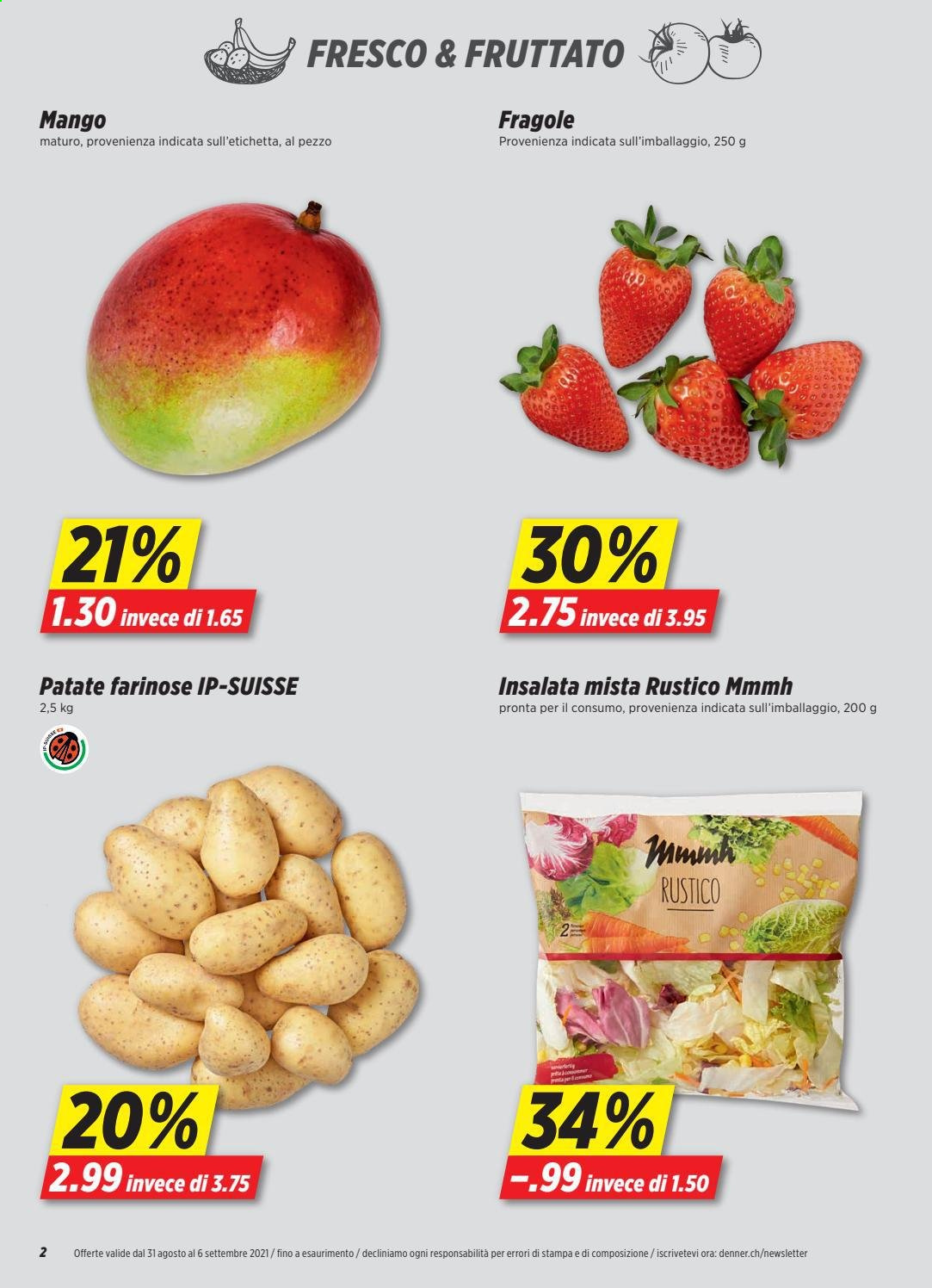 Catalogue Denner - 31.8.2021 - 6.9.2021. Page 2