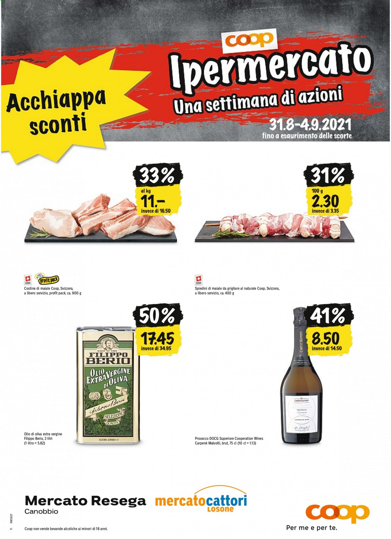 Volantino Coop - 31.8.2021 - 4.9.2021. Pagina 1