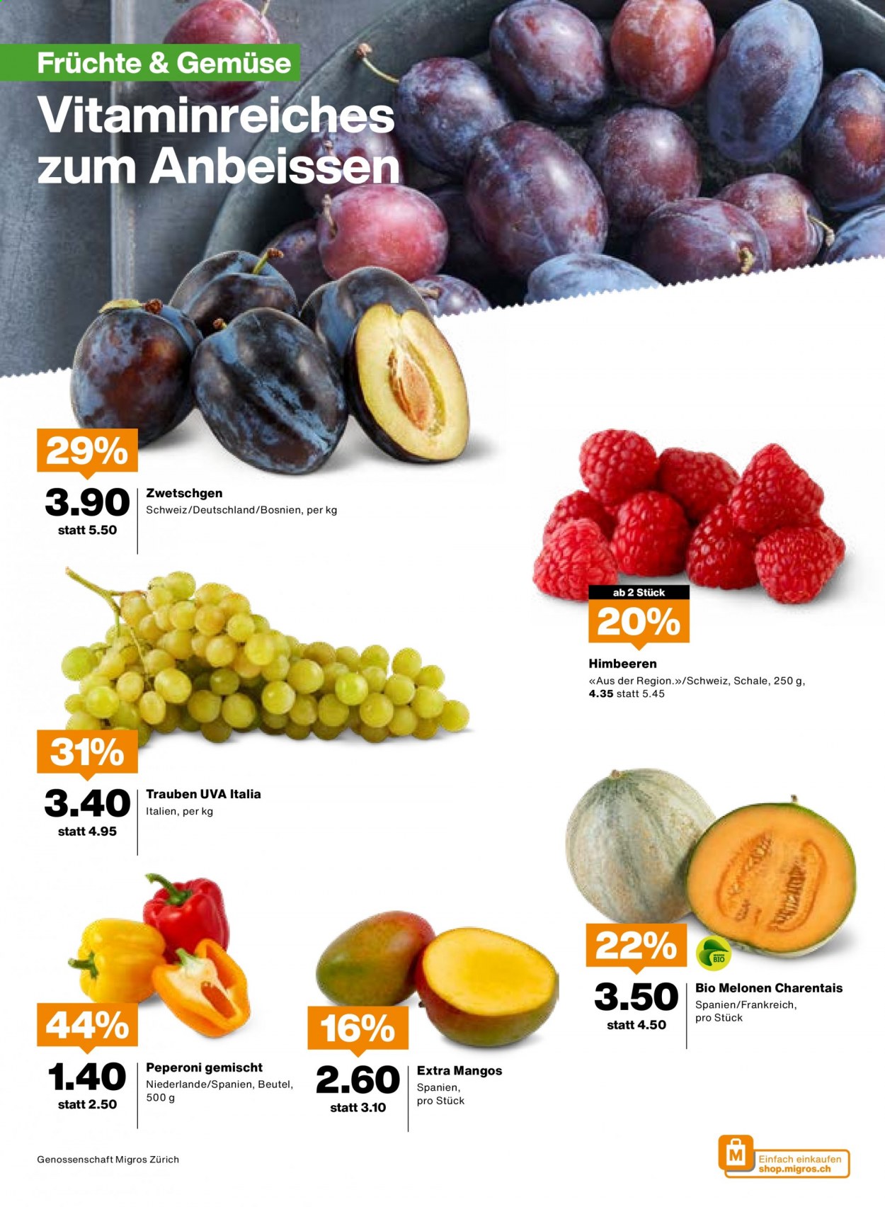 Catalogue Migros - 31.8.2021 - 6.9.2021. Page 2