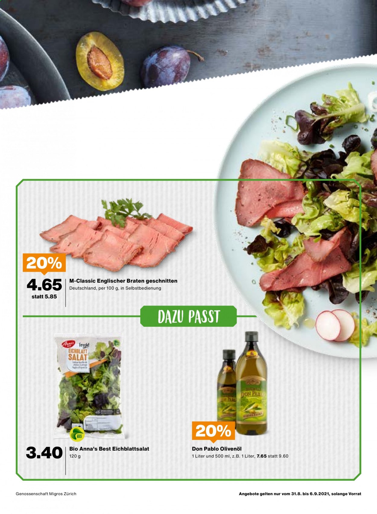 Catalogue Migros - 31.8.2021 - 6.9.2021. Page 3